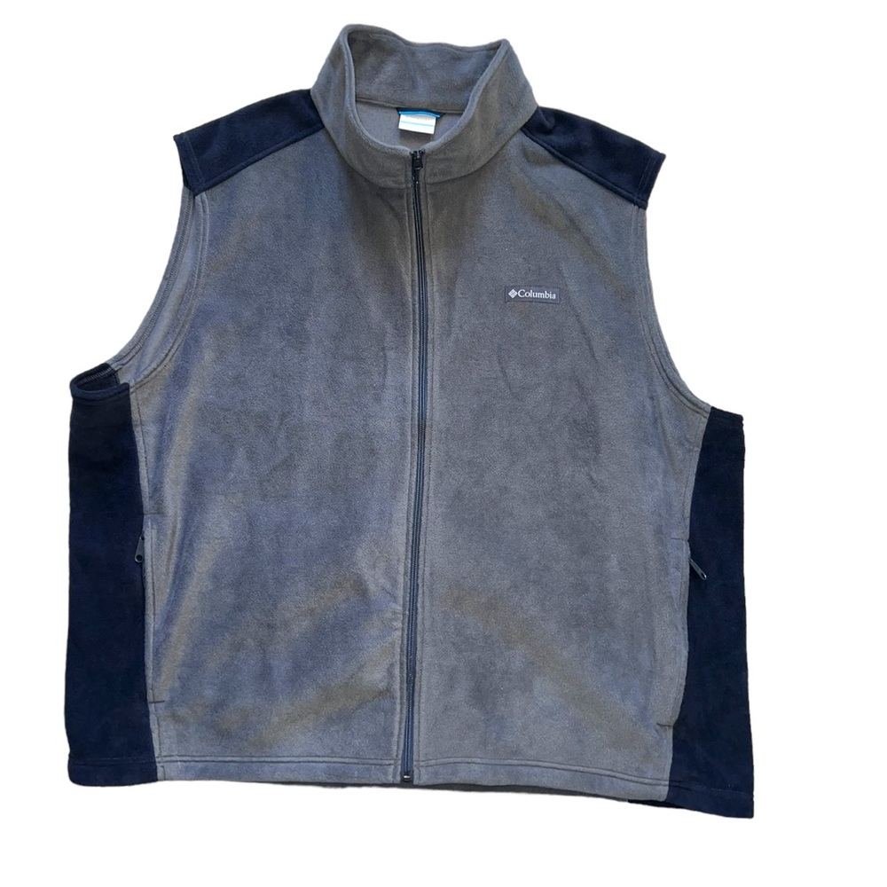Columbia Steens Mountain Fleece Vest in Gray Men’s 4X - Picture 1 of 5